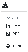 Download Tool lets you print or export to Excel or PDF