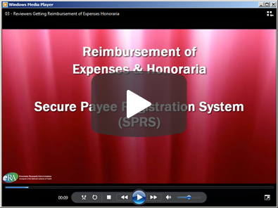 Reimbursement of Expenses & Honoraria 