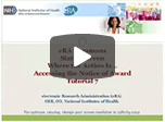 Video 7 - Accessing Notice of Award Video 7 - Accessing Notice of Award
