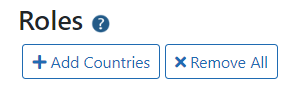 Add Countries Button