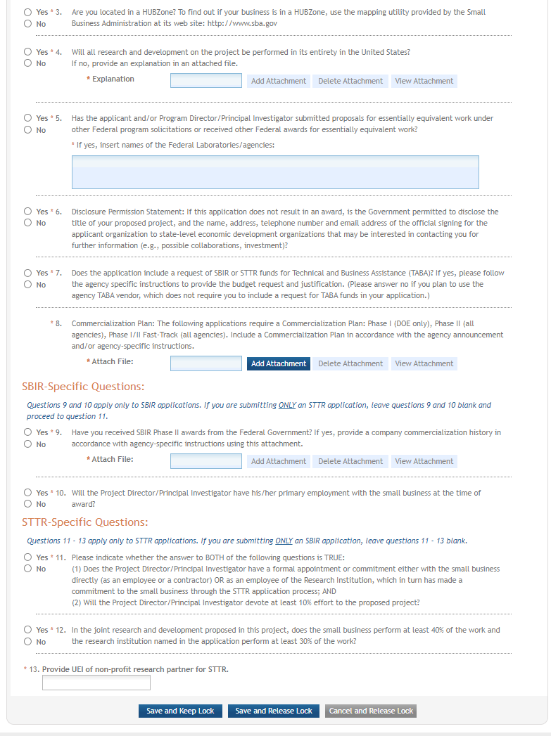 SBIR/STTR Information