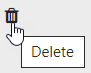 Delete  button