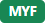 Green MYF badge icon