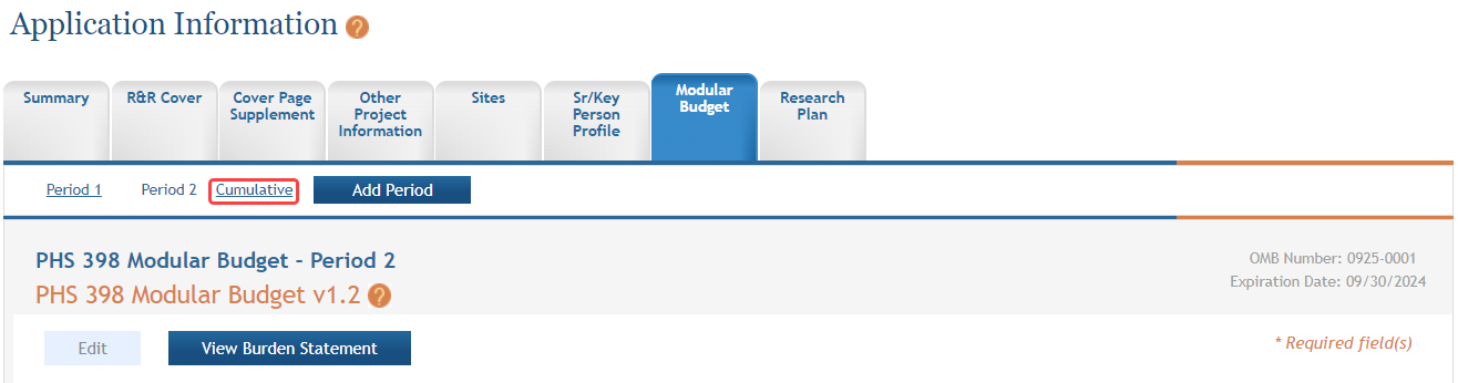 The Modular Budget Cumulative Link