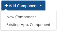 Use Existing App Components to add components from a list