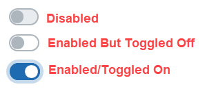 Possible Toggle States