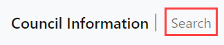 ECB menu bar with the Search tab highlighted