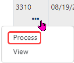 Select Process from the three-dot ellipsis menu