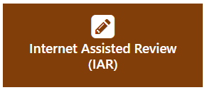Click the Internet Assisted Review button on the eRA Commons Landing page
