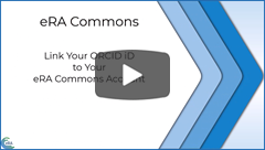 Video: Link Your ORCID iD to Your eRA Commons Account