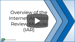 A Brief Overview to IAR